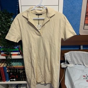 zara collared dress size small